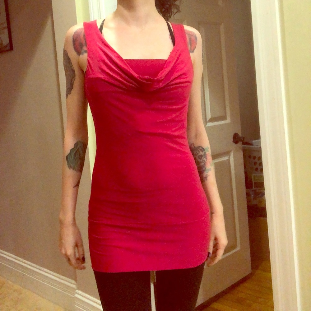 Express XS Fuschia Long Sexy Top **PRICE DROP!!**